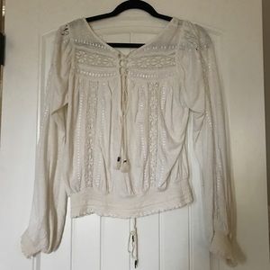Free People white blouse!